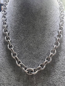Judith Ripka Sterling Silver Twisted Cable Chain Polished Link Necklace 18"