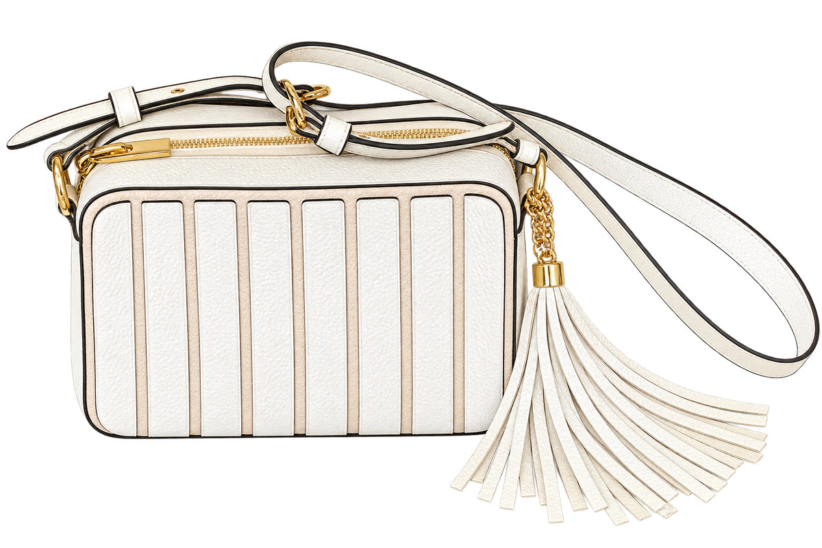 Designer Michael Kors White Handbag