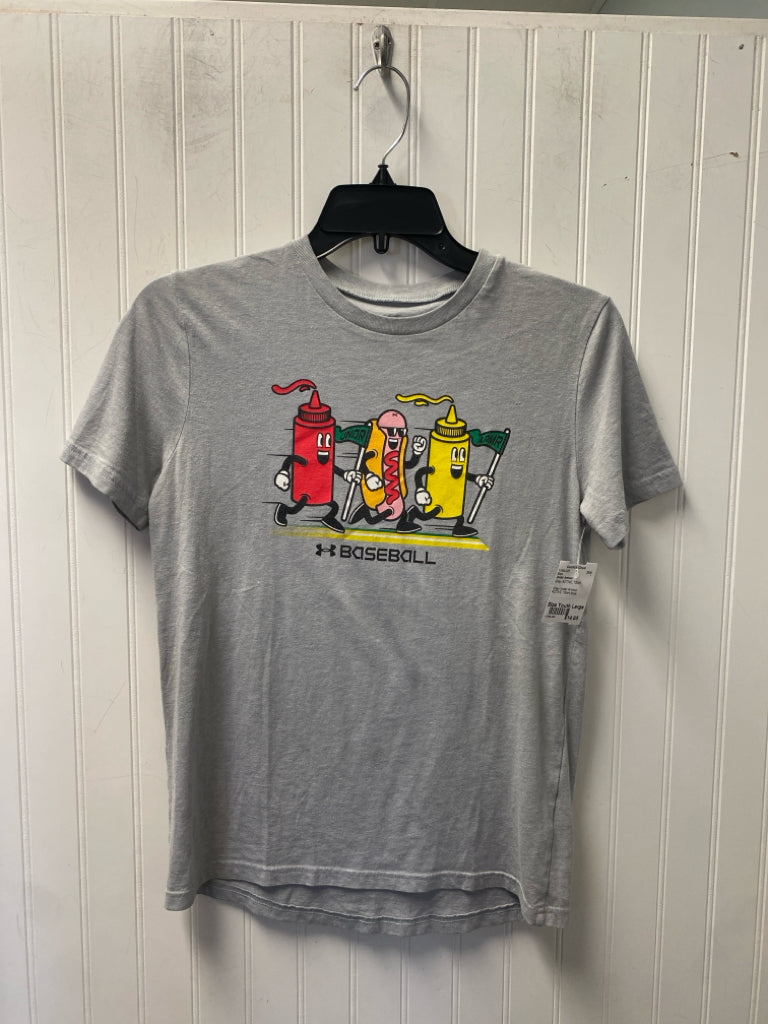 Gray Under Armour ACTIVE TShirt Boys