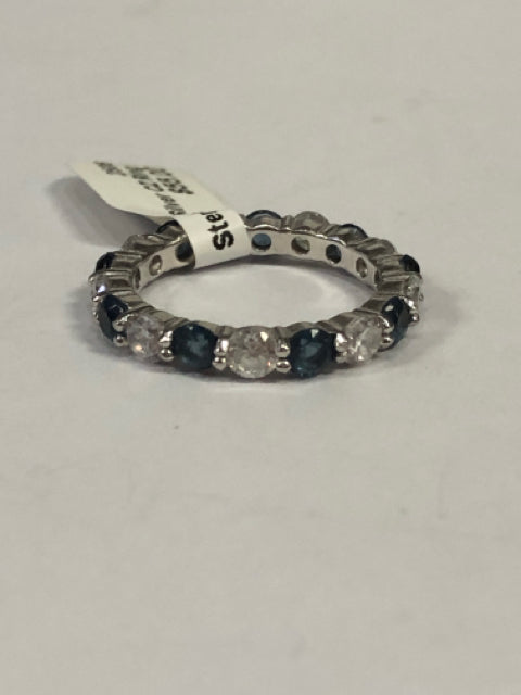 Sterling Silver CZ Ring SZ 10