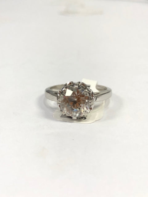 Sterling Silver CZ Ring Size 7