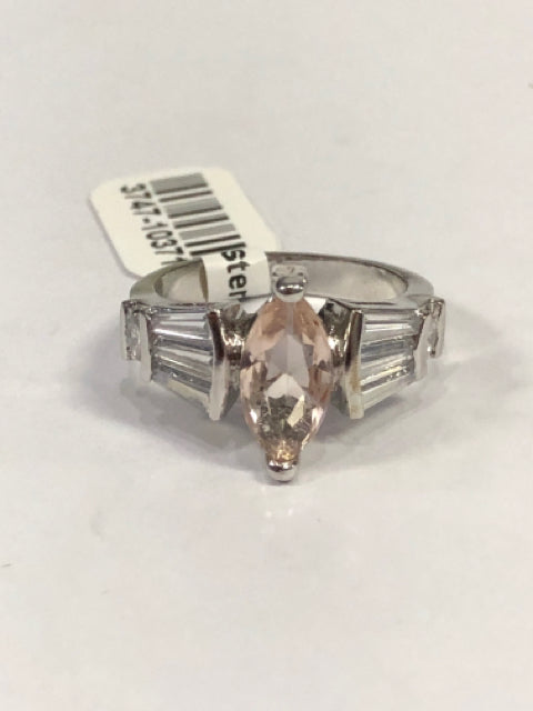 Sterling Silver CZ Ring Size 7.5