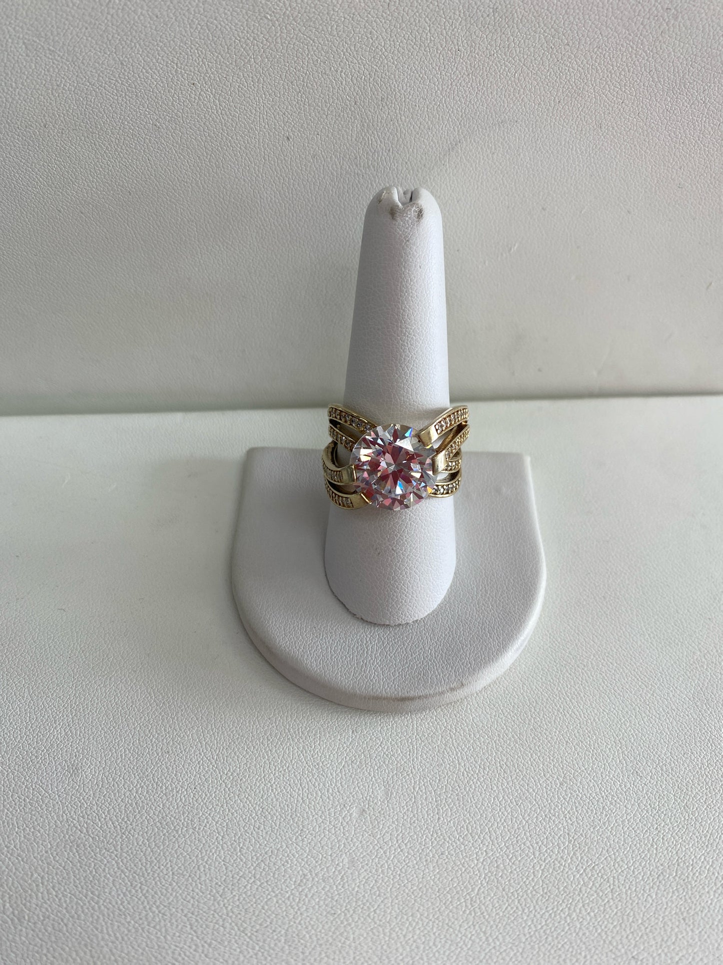 Gold Over Sterling Ring Size 9