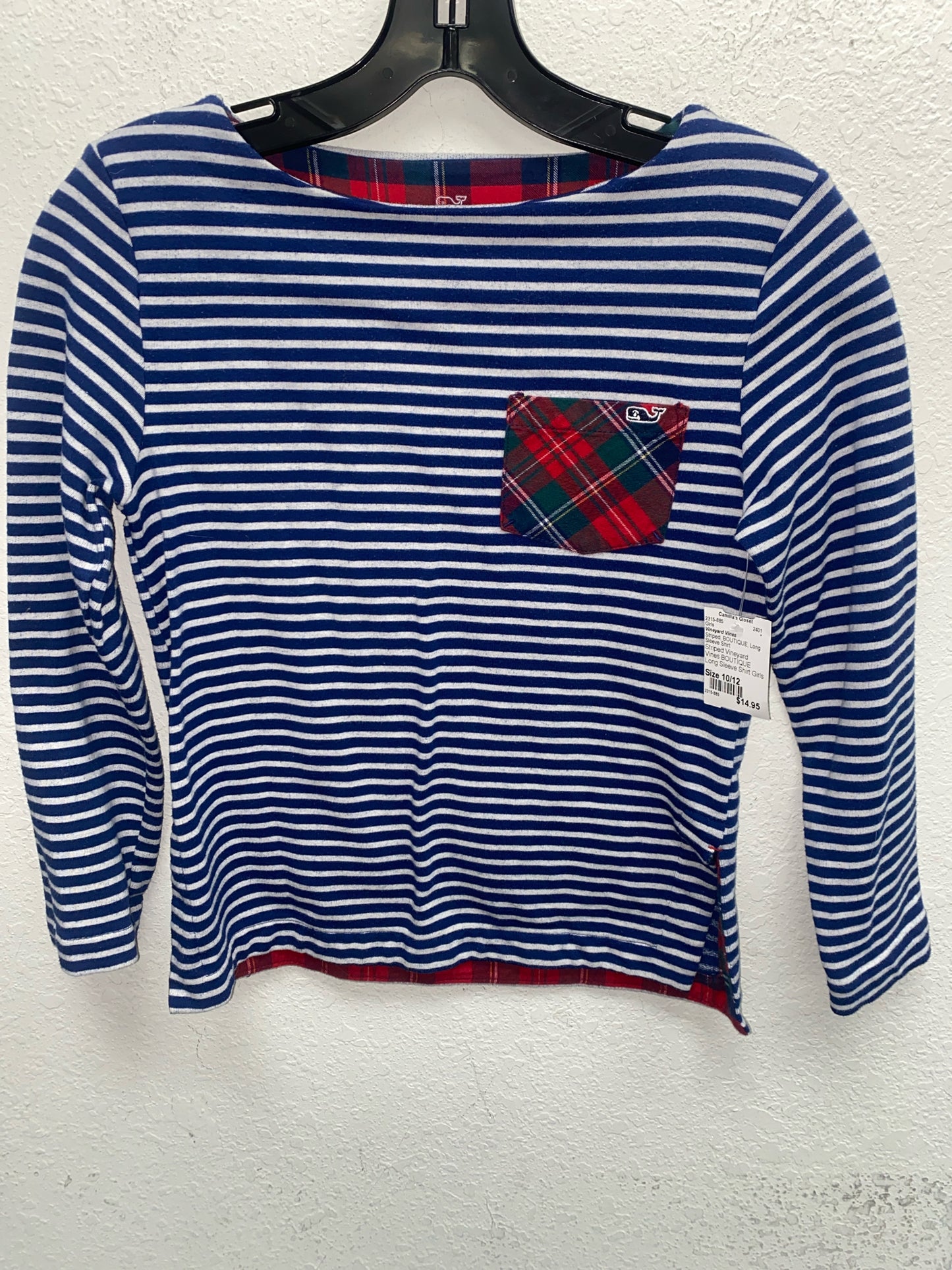 Striped Vineyard Vines BOUTIQUE Long Sleeve Shirt Girls