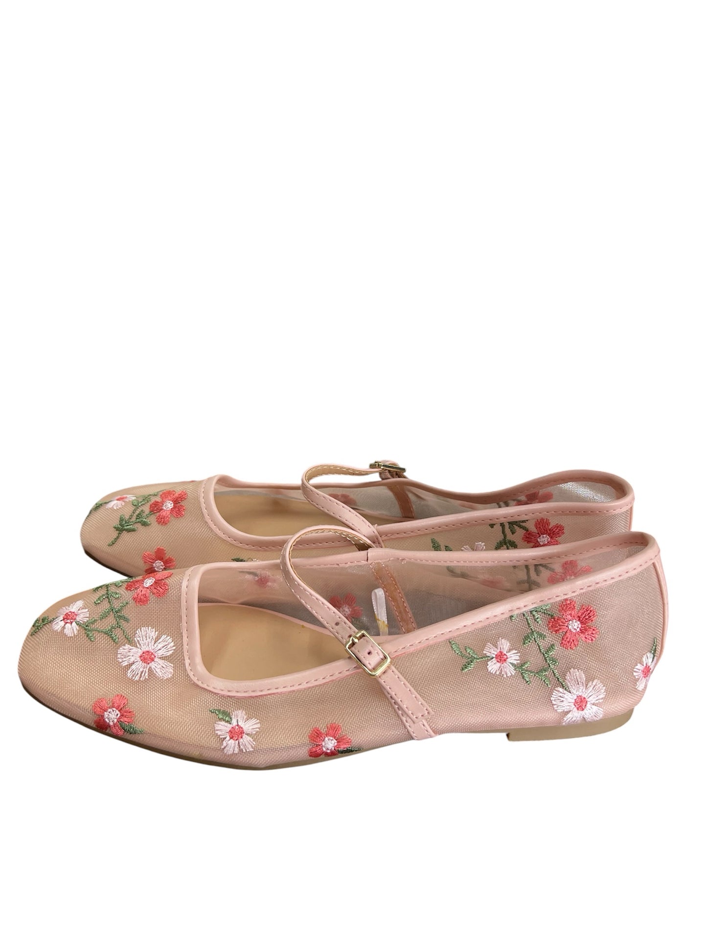 Mauve Floral Wild Fable Flats Women's