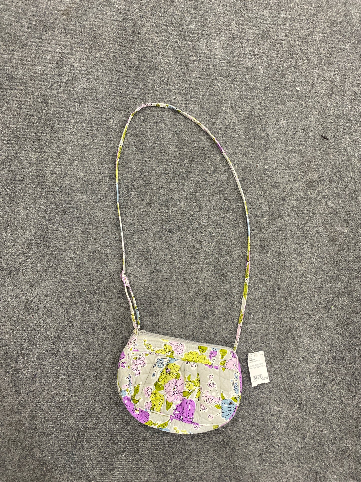Fashion Vera Bradley Gray Floral Handbag