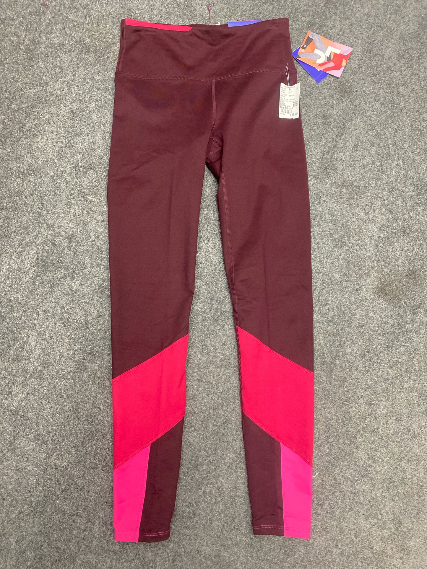 Wine Joy Lab Leggings NEW ACTIVE Women's