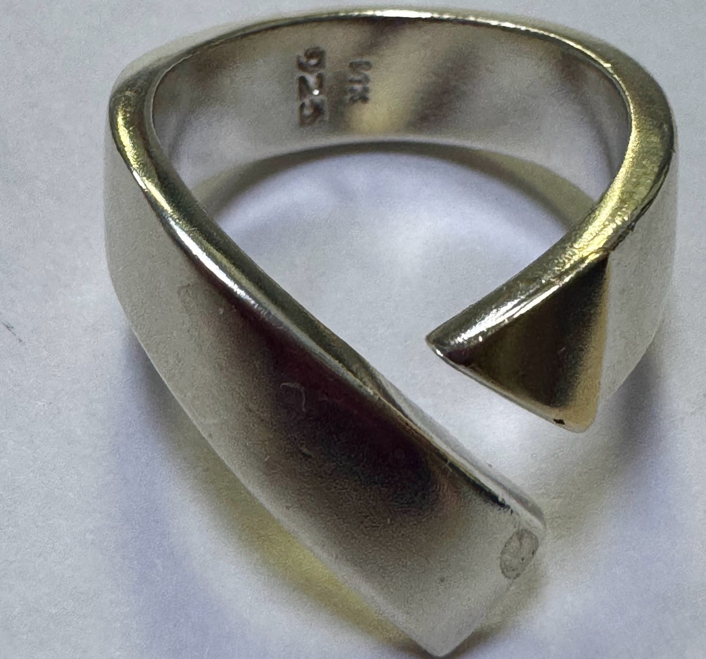 14k & Sterling Silver Ring Size 6