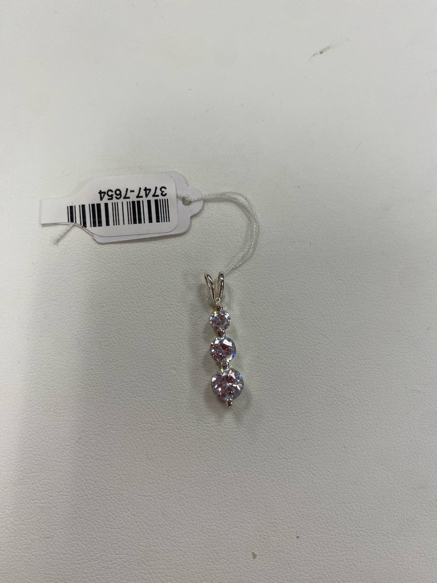 Sterling Silver CZ Pendant