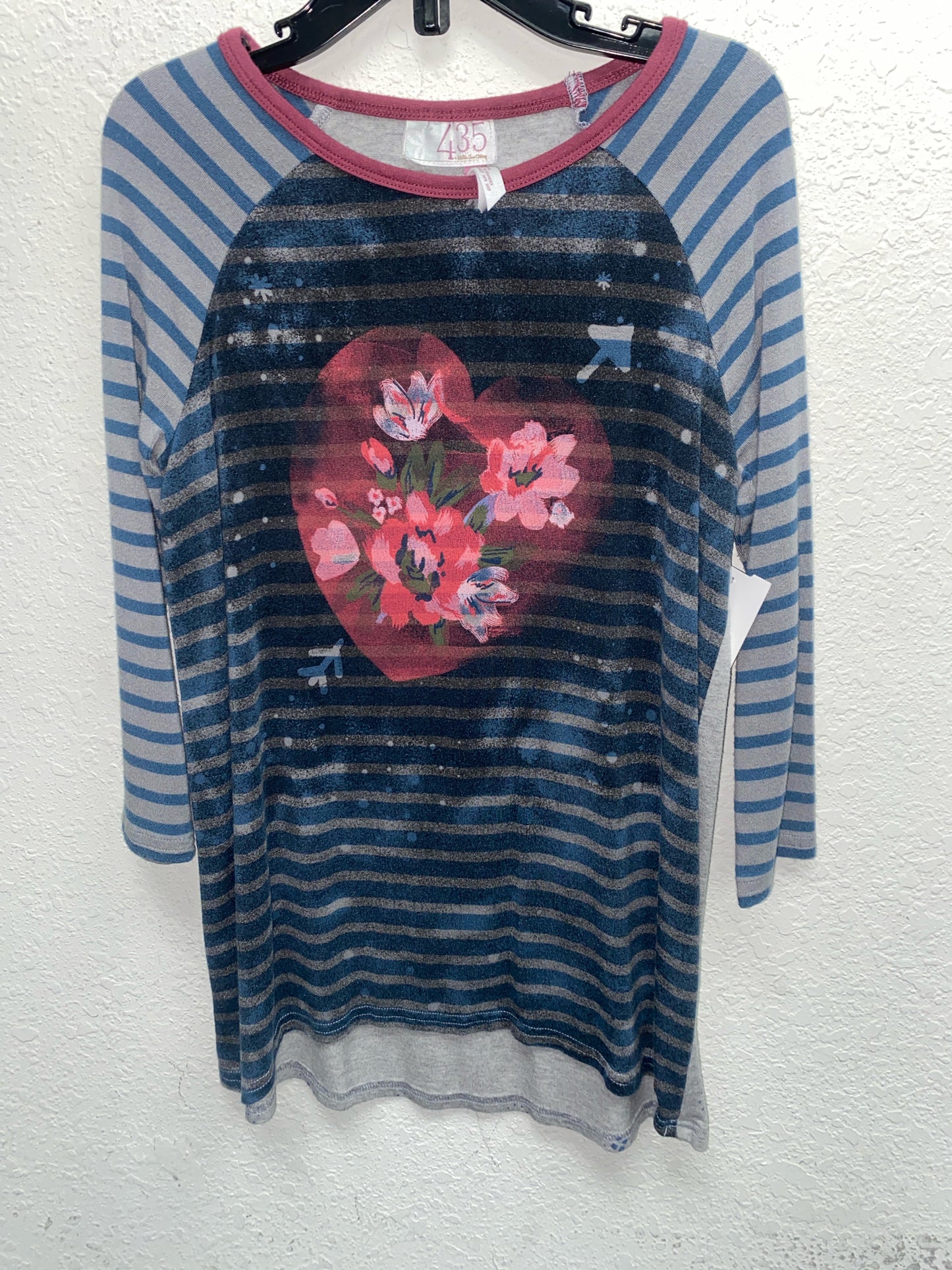 Gray/Blue 435 by Matilda Jane BOUTIQUE Long Sleeve Shirt Girls