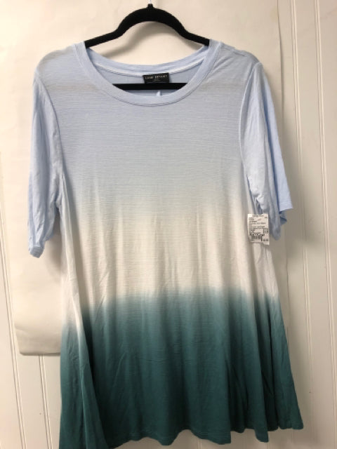 Multi-Color Lane Bryant Short Sleeve Shirt Women's