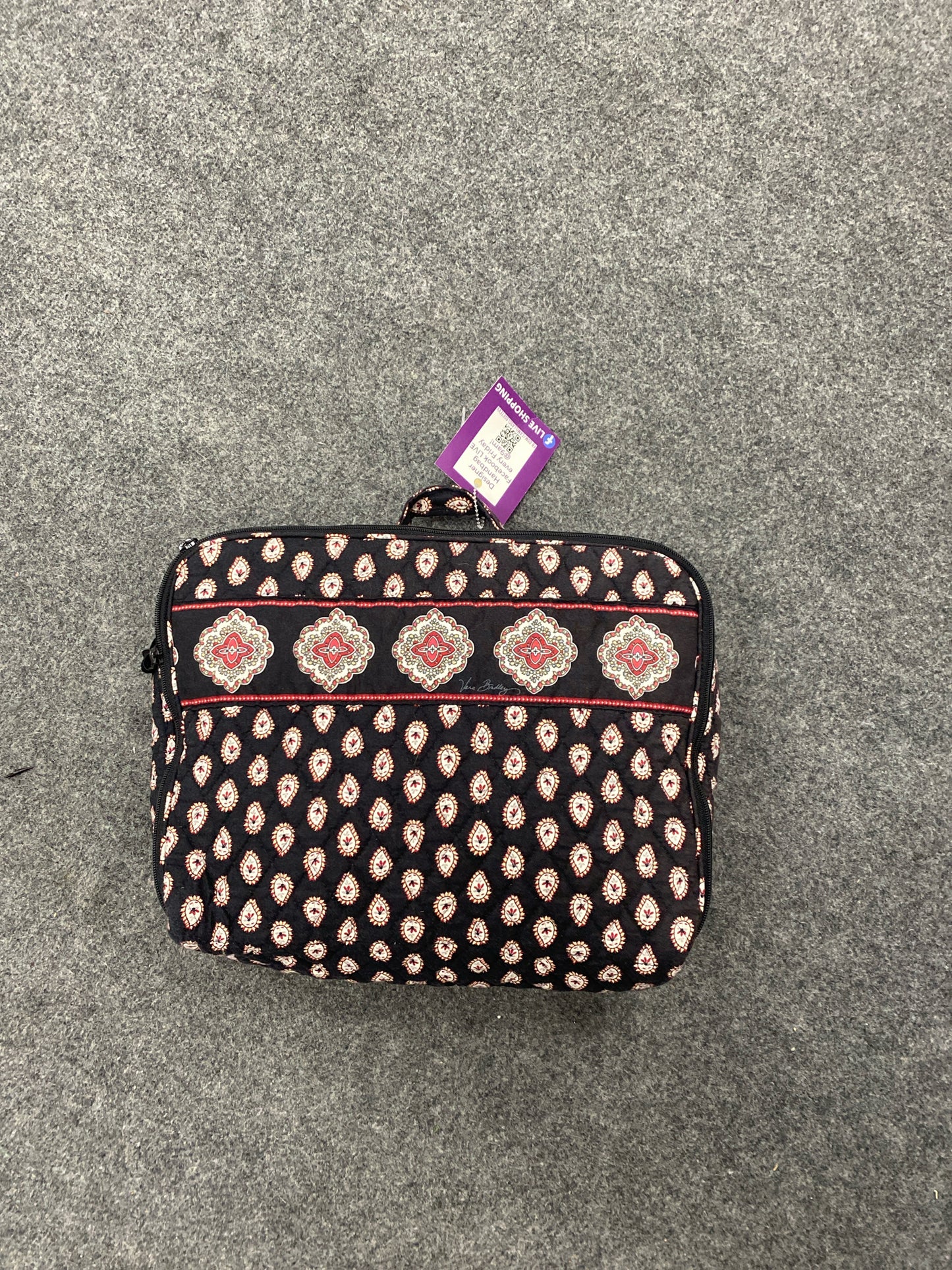 Fashion Vera Bradley Black Print Organizer