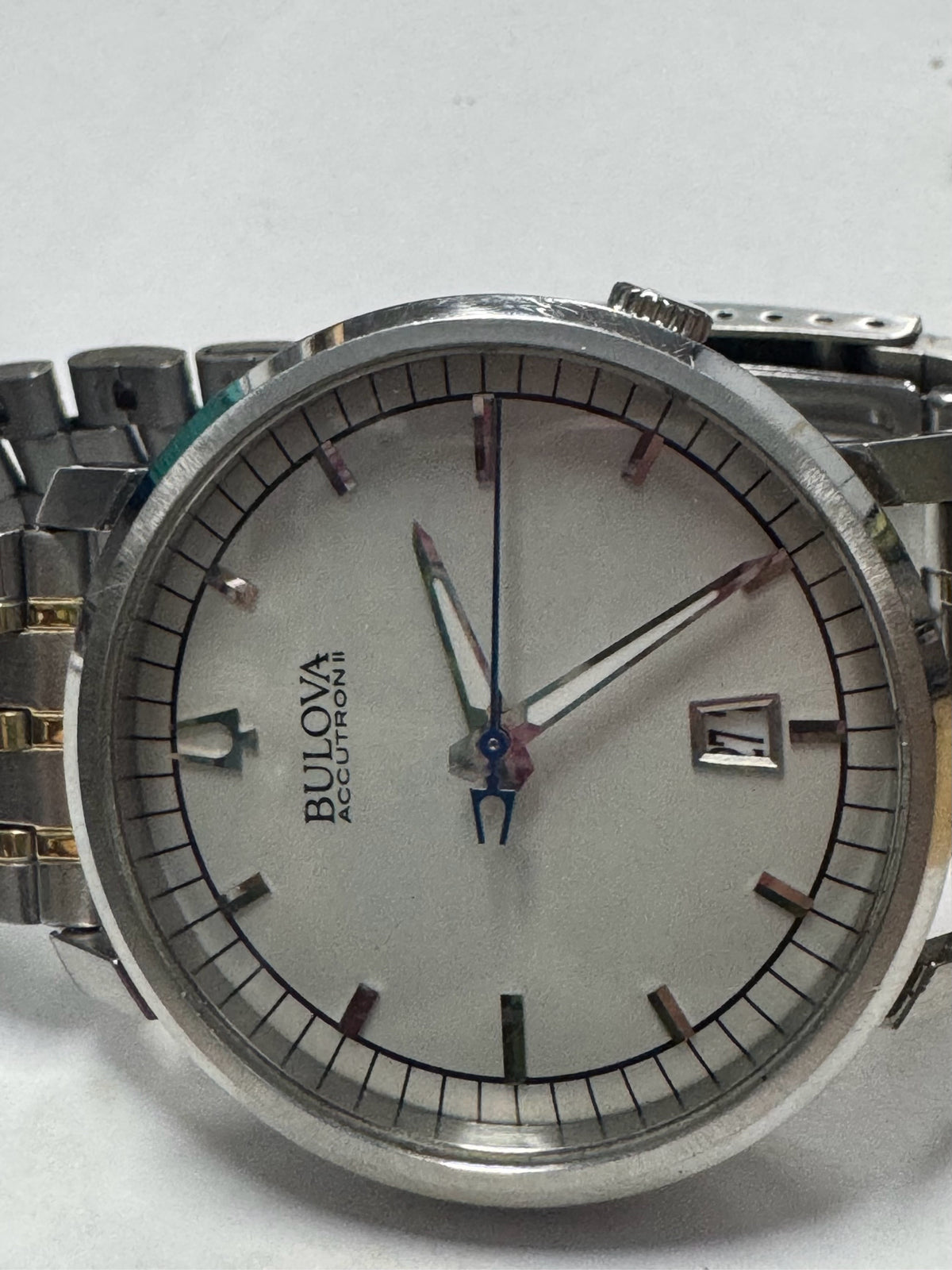 Bulova Accutron II Telluride Men's White Dial Quartz Watch 96B216
