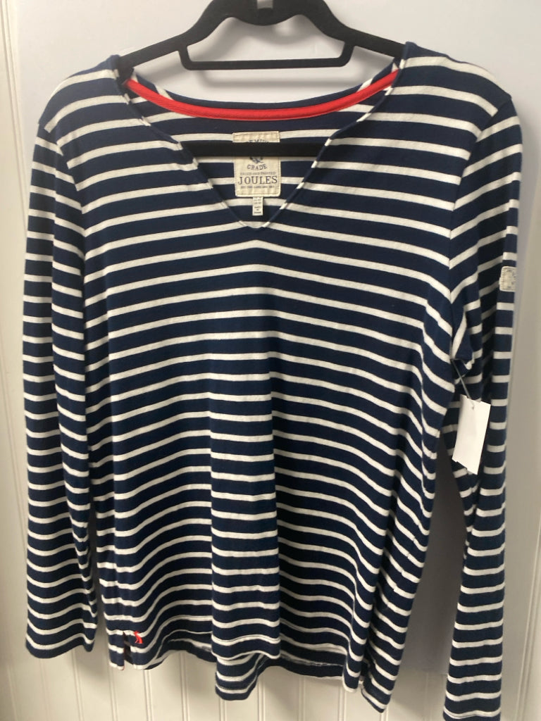 Navy/White Striped Joules Long Sleeve Shirt Women's