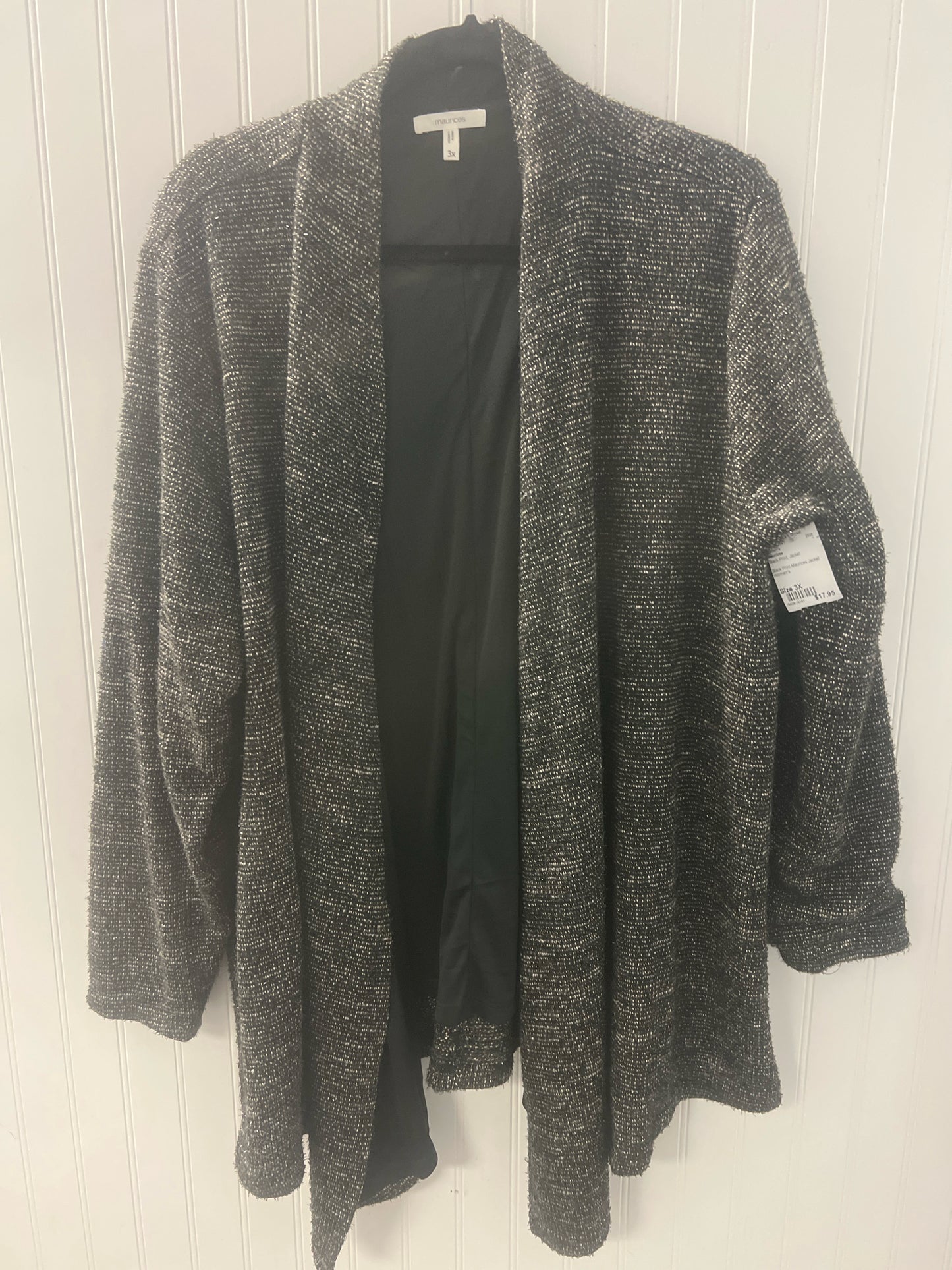 Black Print Maurices Jacket Women's