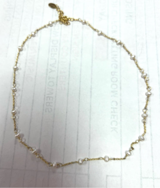 Gold Over Sterling Pearl Necklace JTV New
