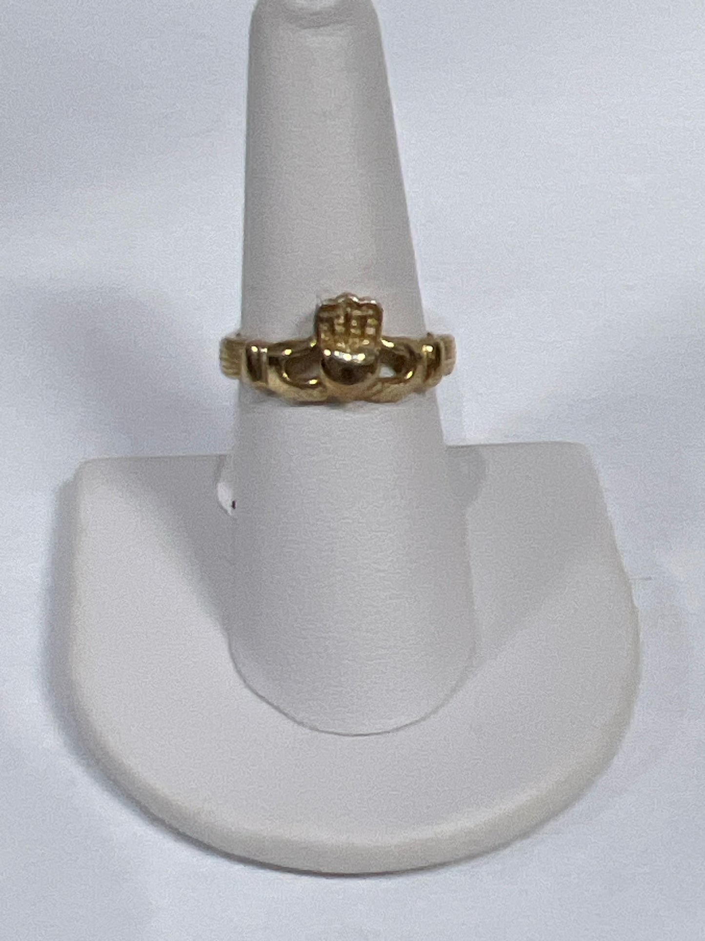 Gold Over Sterling Silver Ring Size 8.5