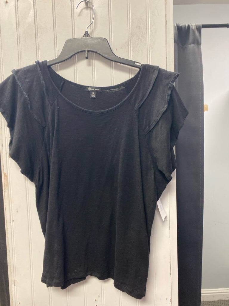 Black Versona Short Sleeve Shirt Women's