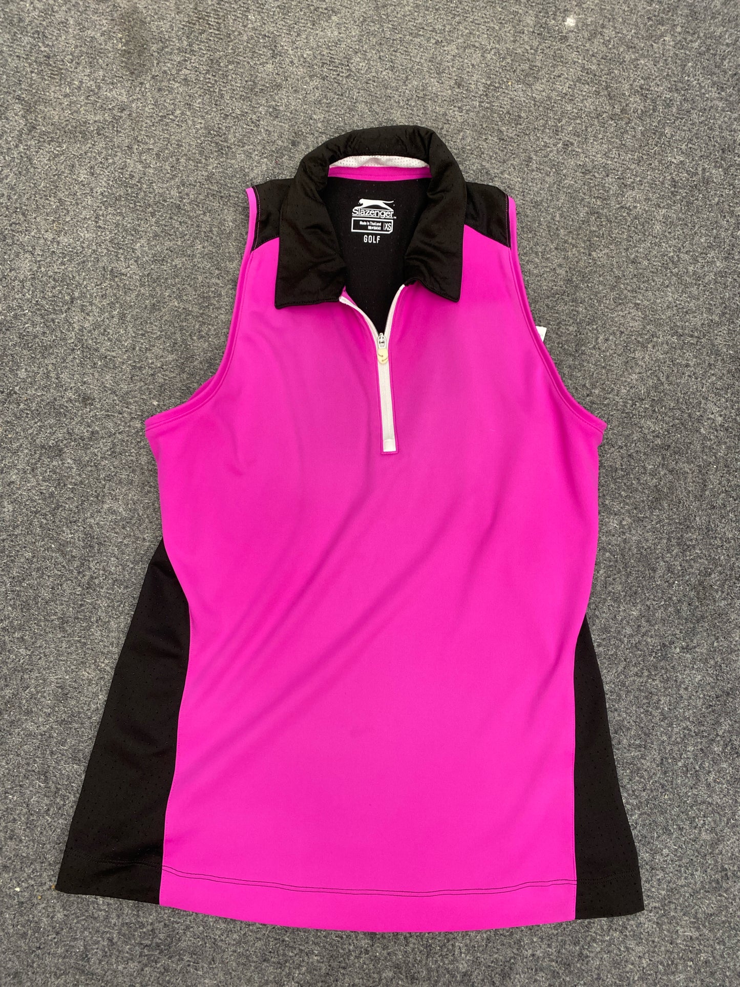 Fuchsia/Black Slazenger ACTIVE Sleeveless Women's