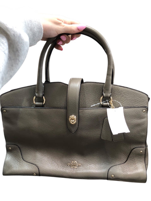 Designer Coach Gray Handbag