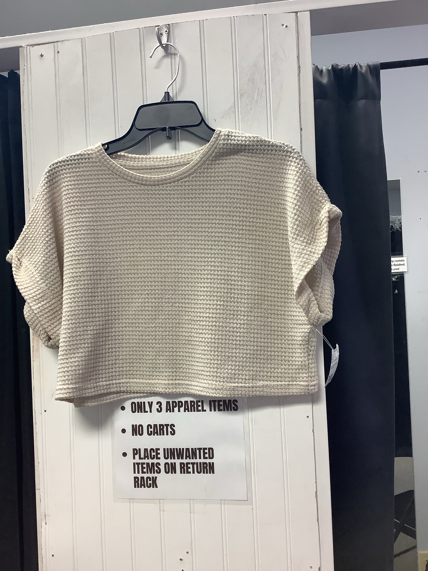 beige SHEIN Short Sleeve Shirt Women's