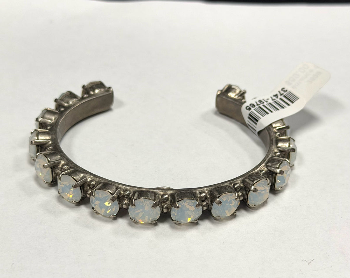 Sorrelli Riveting Romance Cuff in Antique Silver Tone Opalescent Crystal