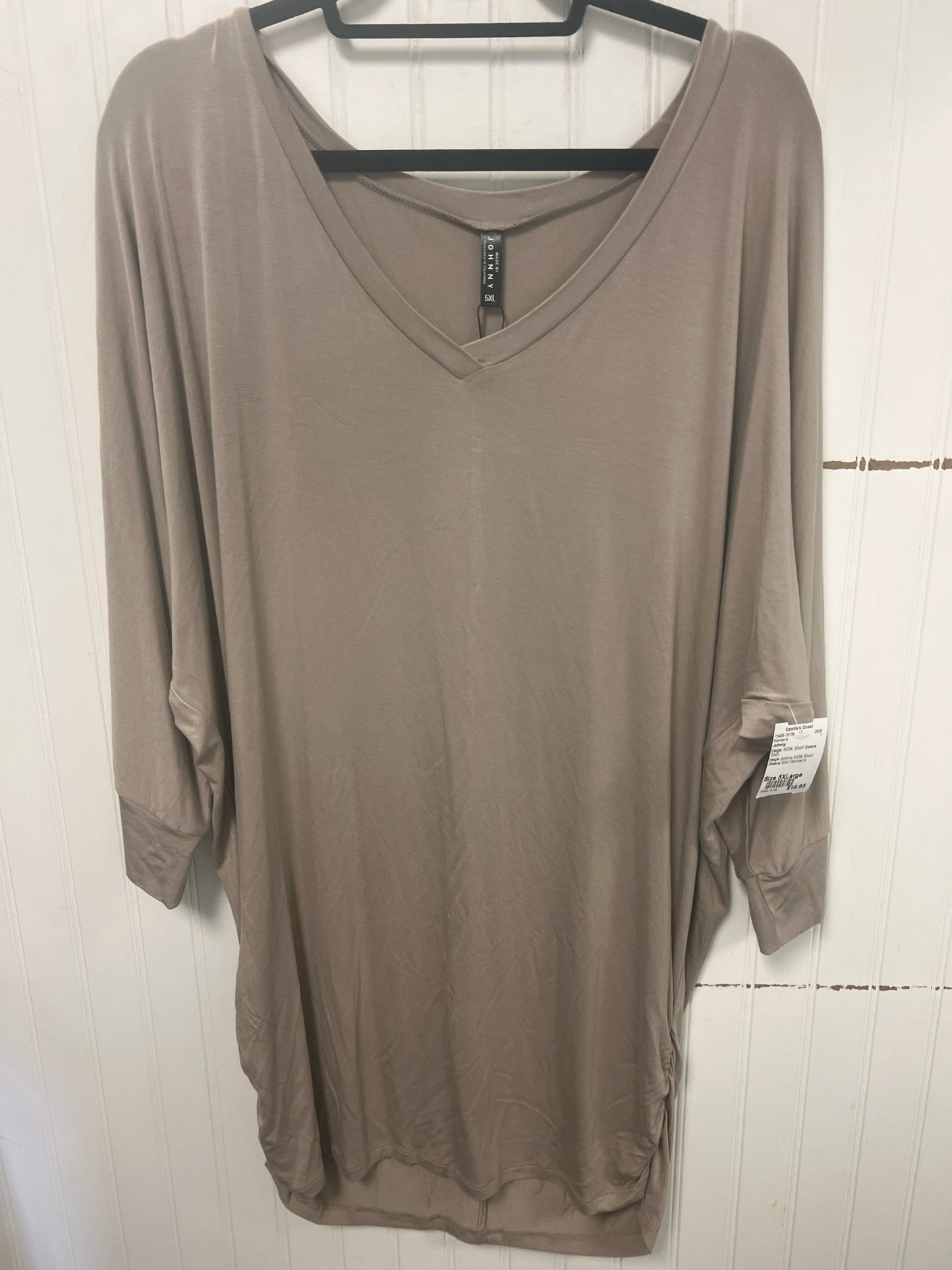 beige Johnny NEW Short Sleeve Shirt Women's