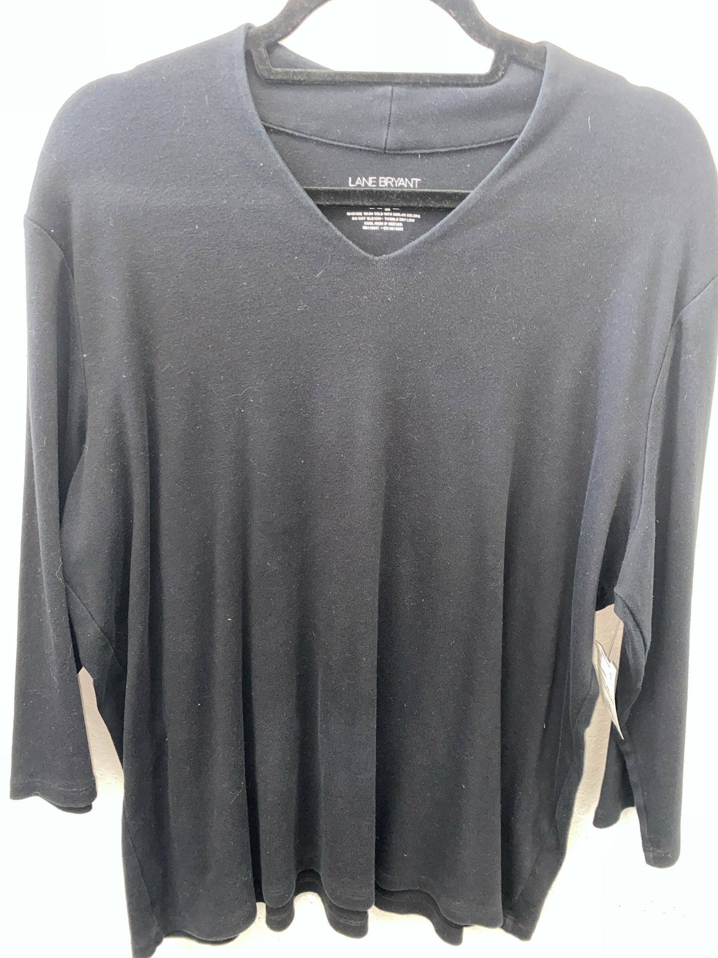 Size 18/20 Lane Bryant Black Women's Shirt