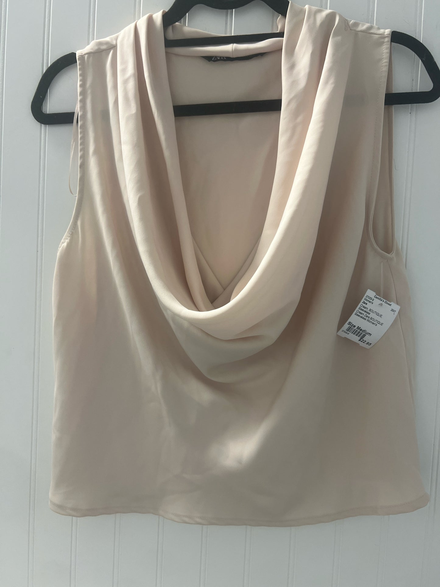 Cream Zara BOUTIQUE Sleeveless Women's