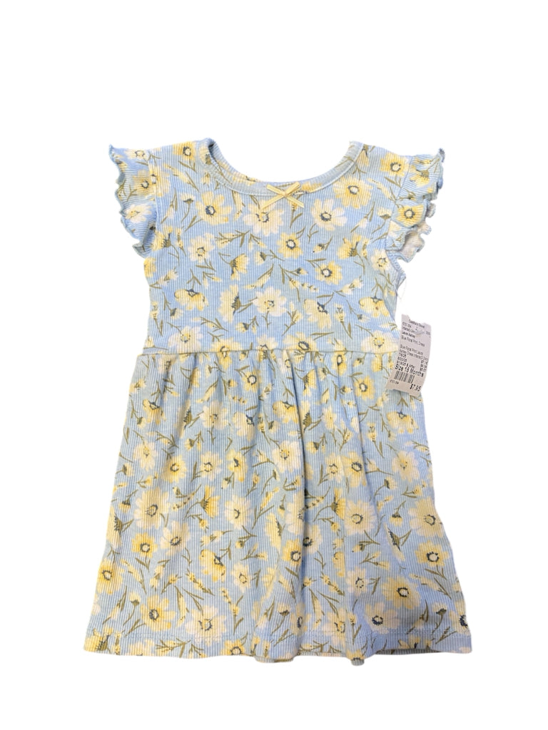 Blue Floral Print Laura Ashley Dress Infants(0-24m)