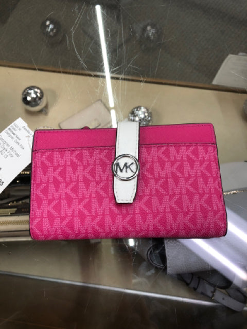 Designer Michael Kors Dark Pink Wallet