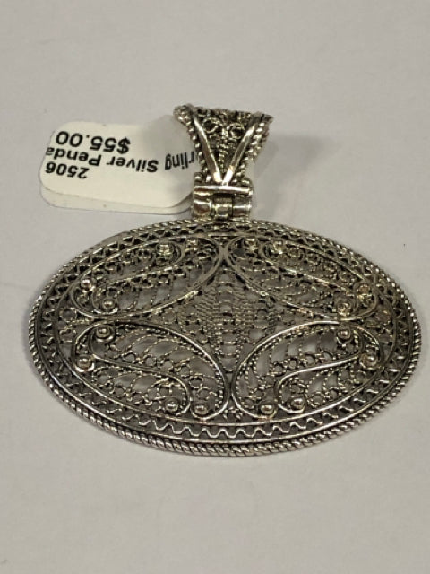 Sterling Silver Pendant Filigree