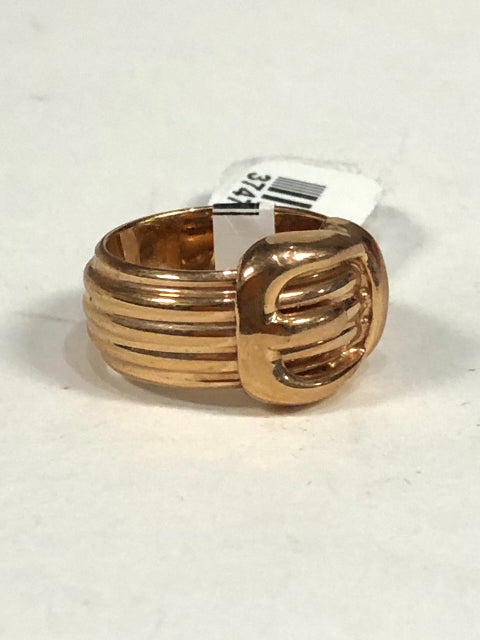 Bronze Jewelry Ring Size 5.5 Buckle