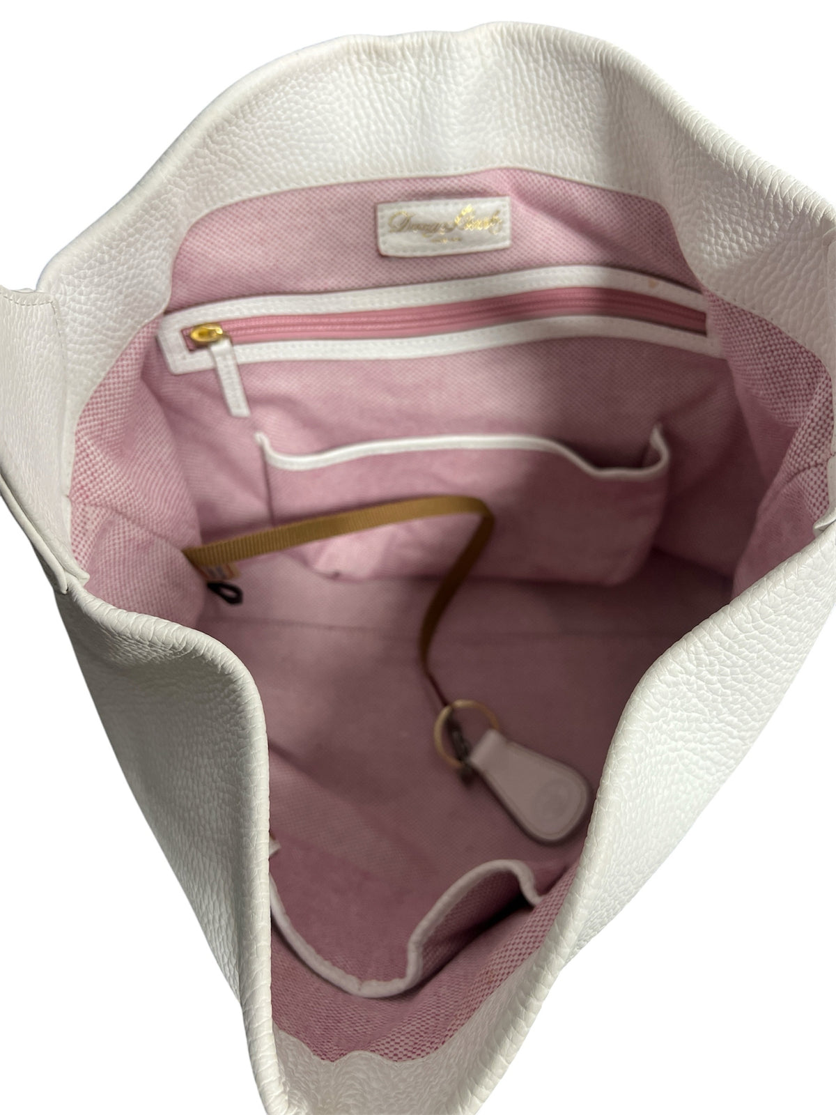 Designer Dooney & Bourke White Handbag