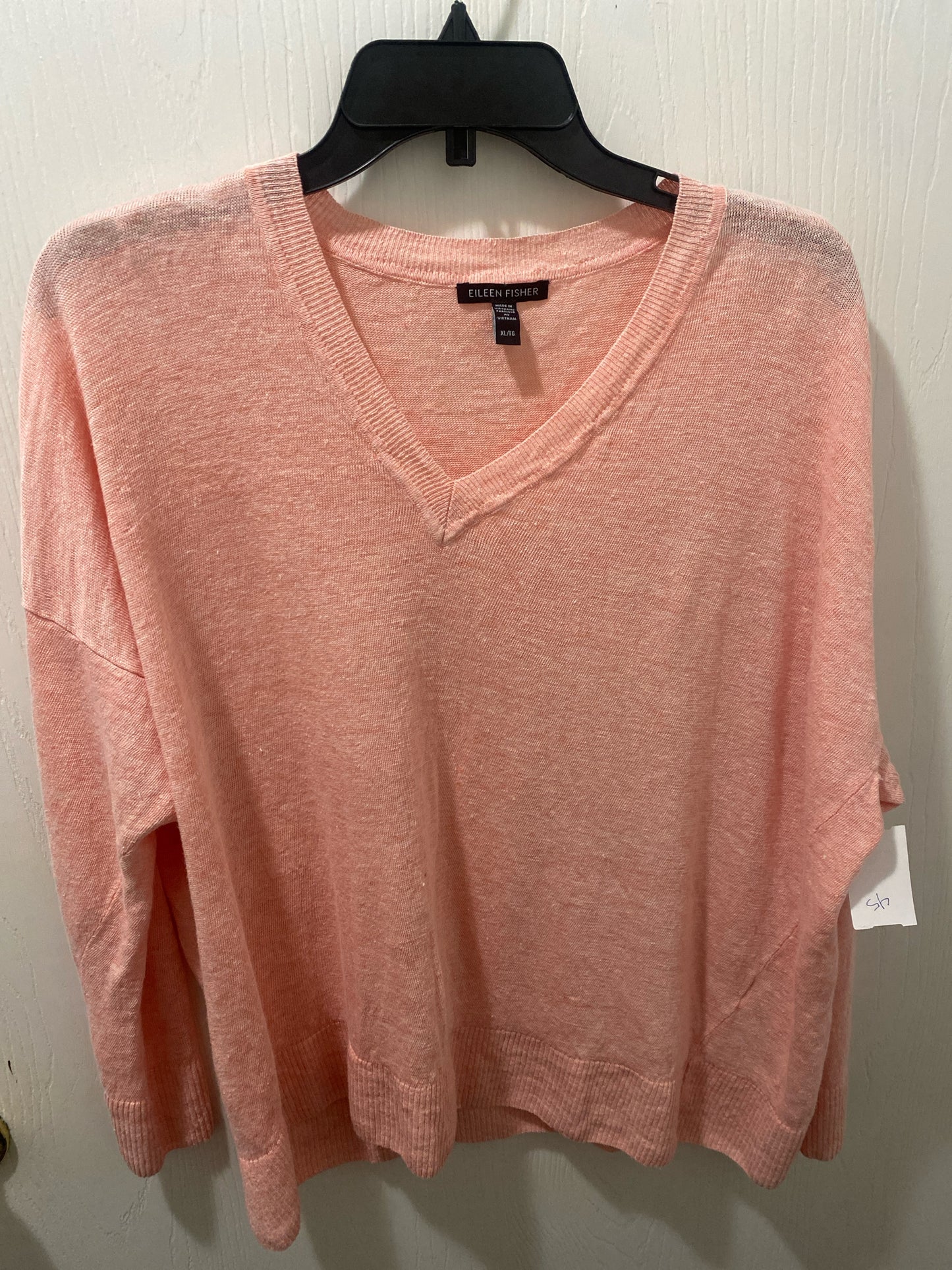 Peach Eileen Fisher BOUTIQUE Long Sleeve Shirt Women's