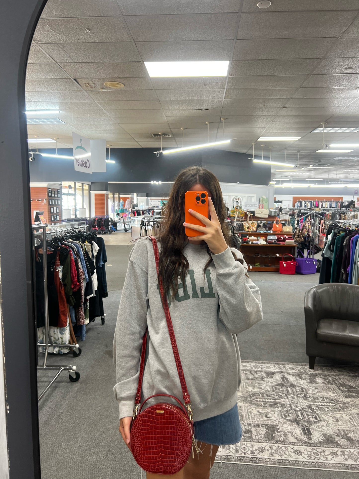 Designer Brahmin Red Handbag
