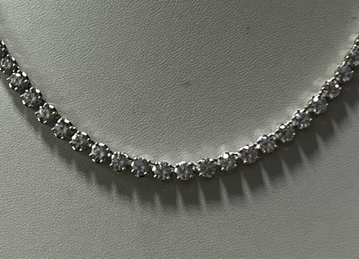 Sterling Silver CZ Necklace Pendant Chain New JTV