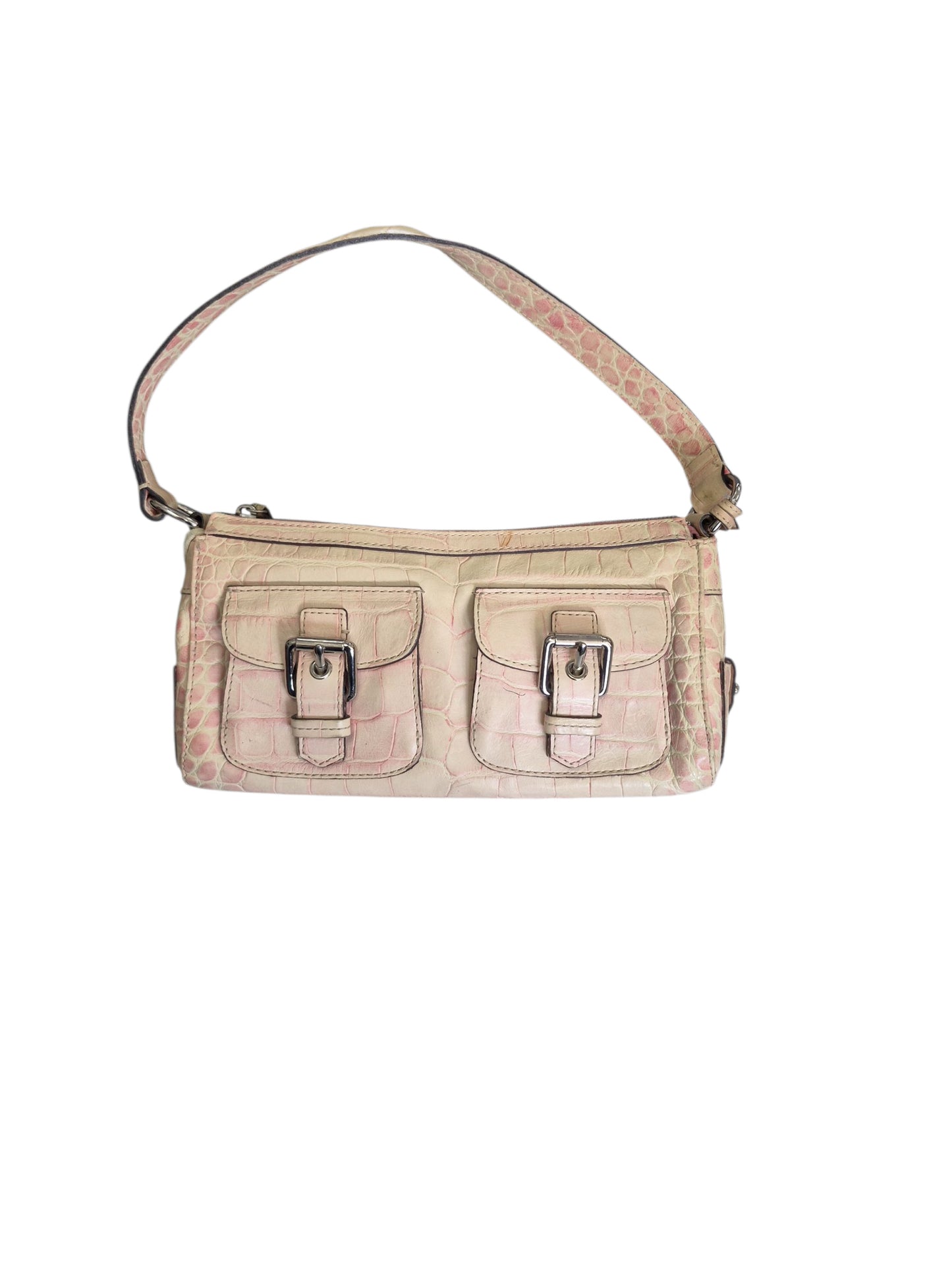 Designer Dooney & Bourke Cream/Pink Handbag