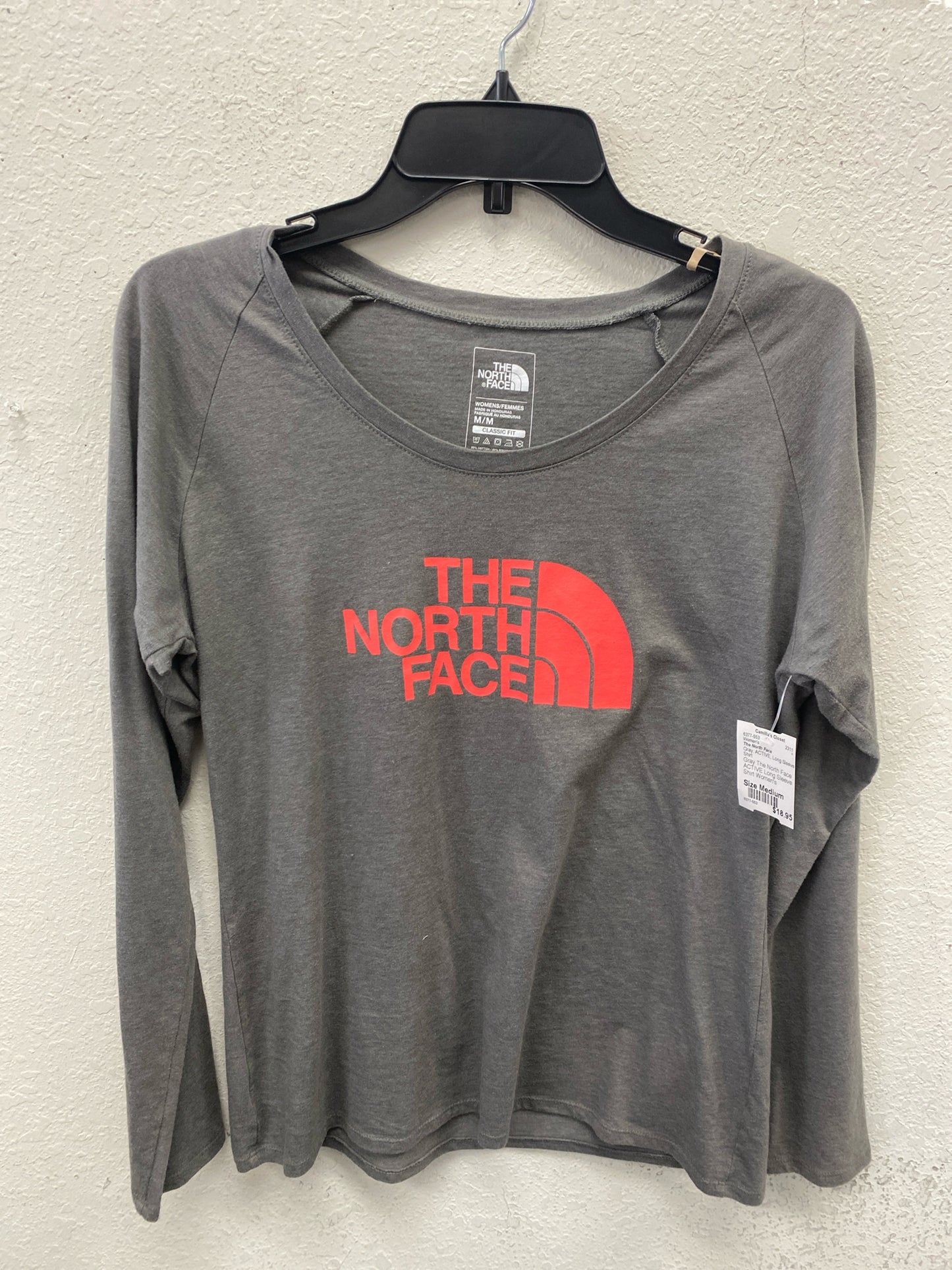 Gray The North Face ACTIVE Long Sleeve Shirt Women's