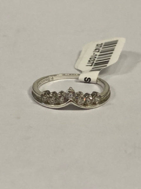 Sterling Silver CZ Ring Size 7.75