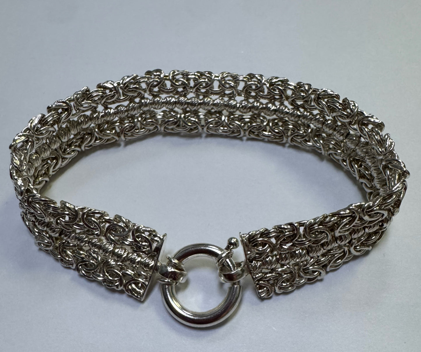 7" sterling silver bracelet