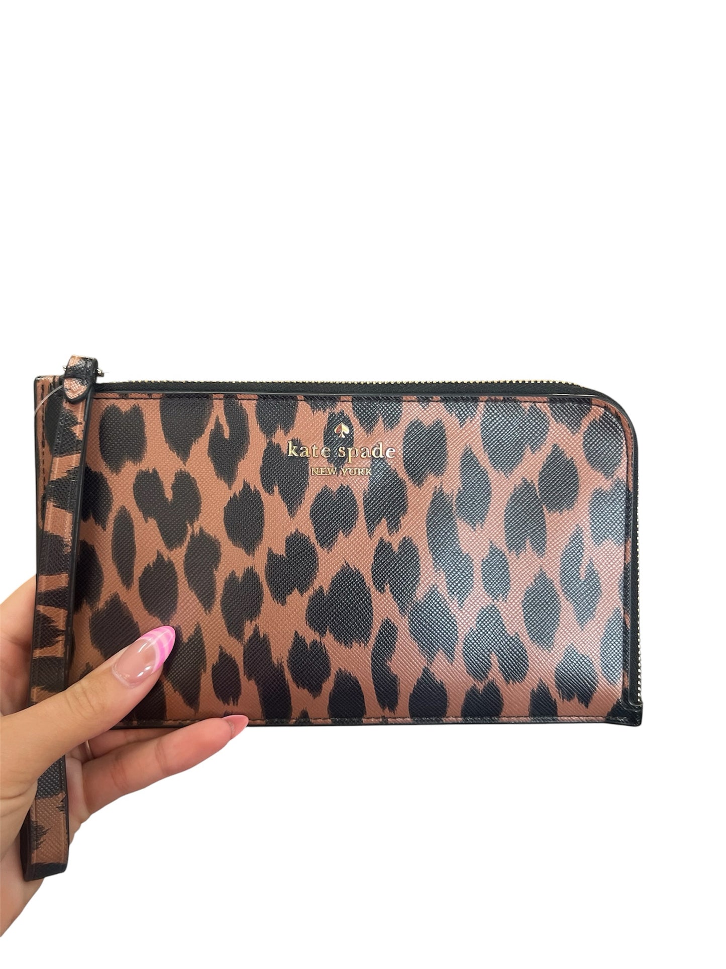 Designer Kate Spade Animal Print Wristlet