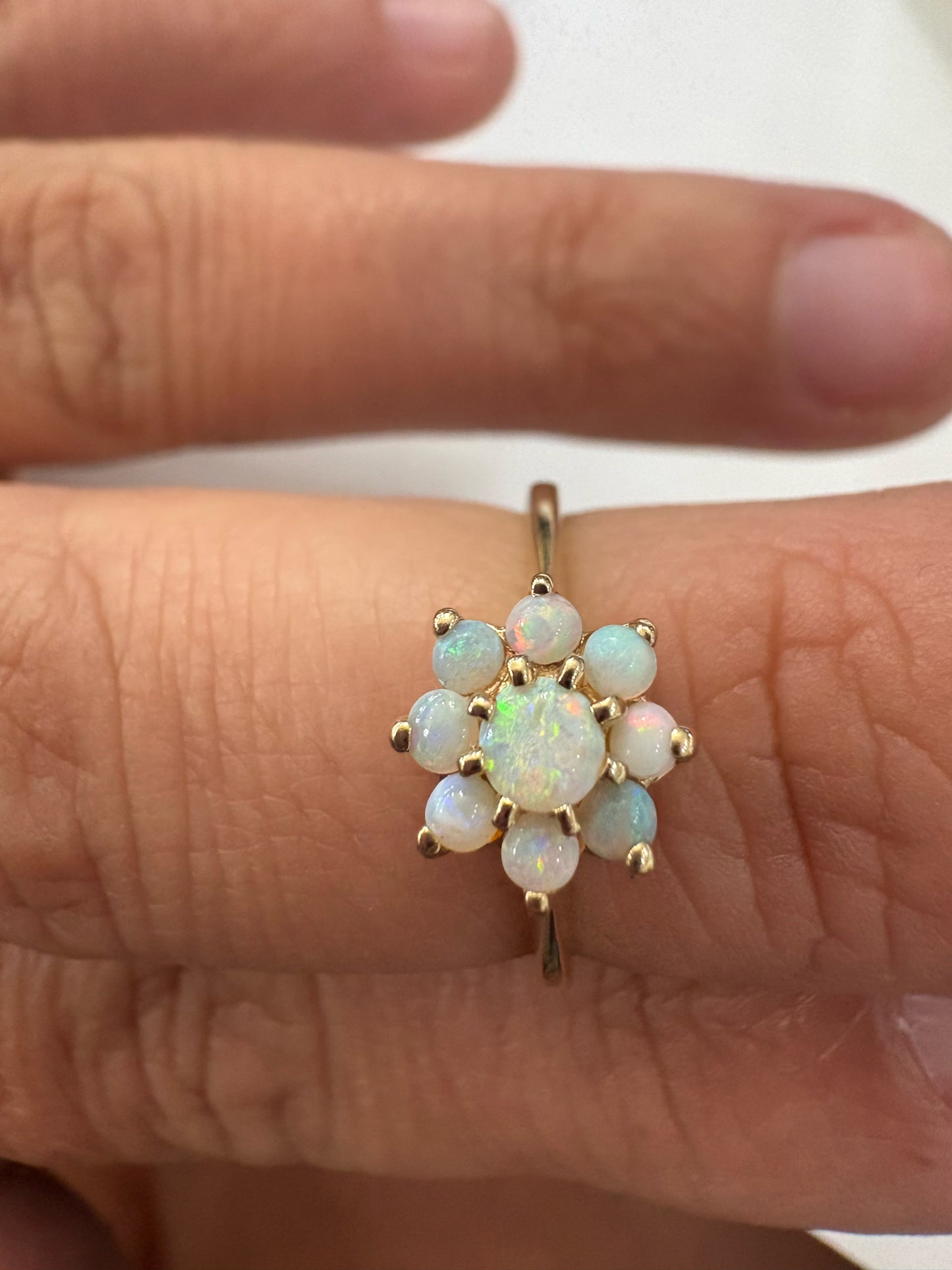 10ky Opal Ring sz 6