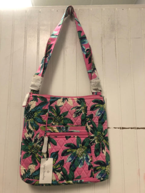 Fashion NEW Vera Bradley Pink Floral Handbag