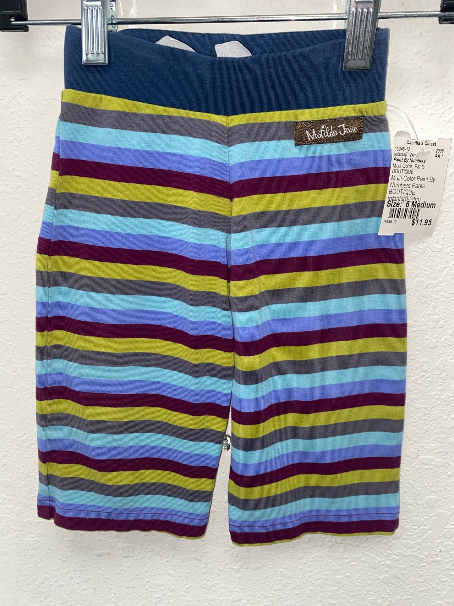 Multi-Color Paint By Numbers Pants BOUTIQUE Infants(0-24m)