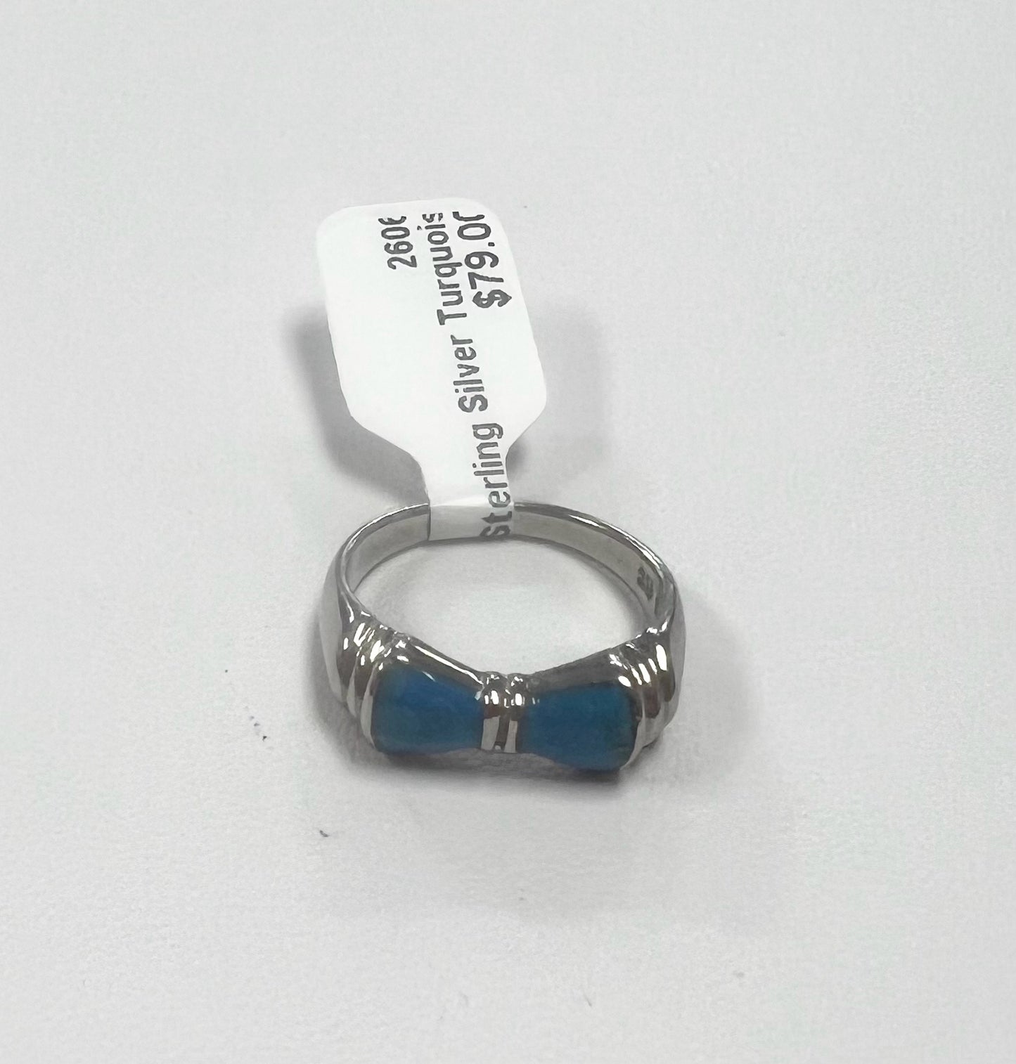Sterling Silver Turquoise Ring Size 6.5
