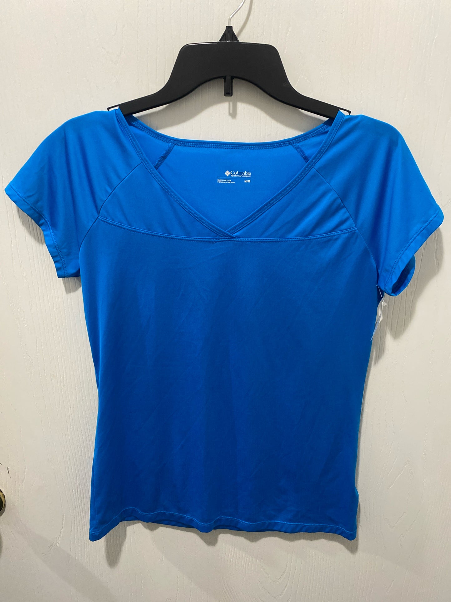 Blue Columbia ACTIVE Short Sleeve Shirt Women's