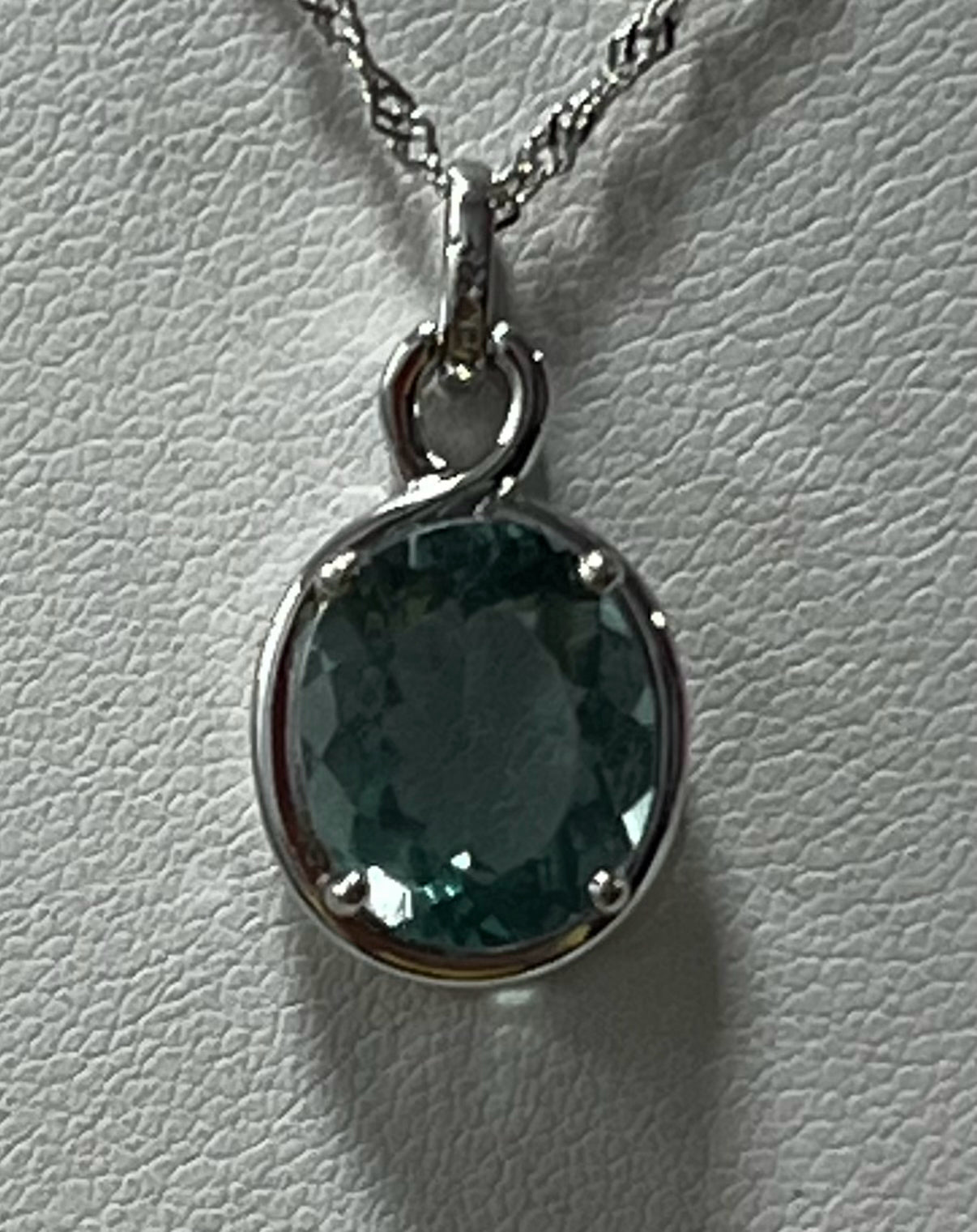 Sterling Silver Gemstone Necklace & Pendant New JTV