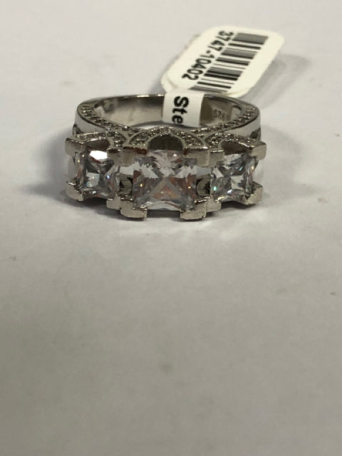 Sterling Silver CZ Ring Size 7.25