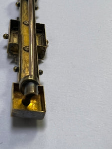 10k Yellow & Rose Gold Victorian Edwardian Bar Brooch Pin 5.8 Grams 2.10"